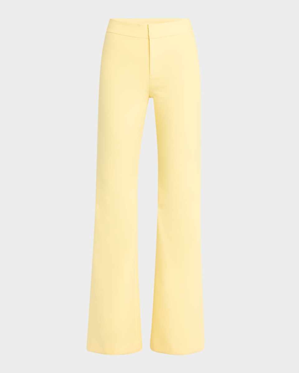 Andrew Mid-Rise Bootcut Slim Pants